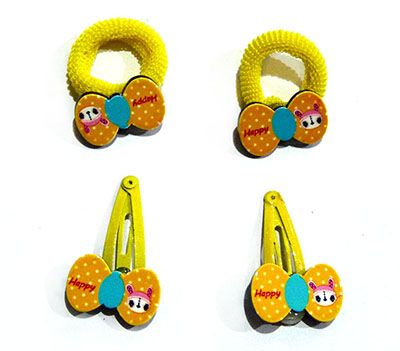 (4个装)韩版可爱卡通公主夹子儿童头饰品头花发卡C6-2-6