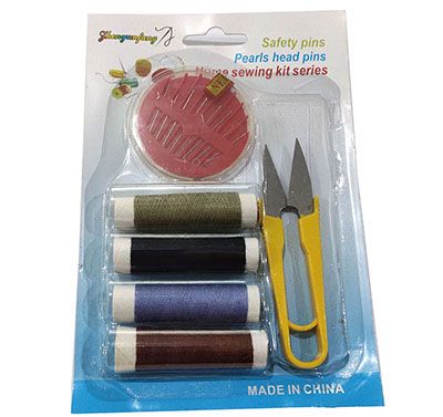 （480/件）家用针线盒套装 实用缝纫线缝补工具 便携式小针线包B33-3-3