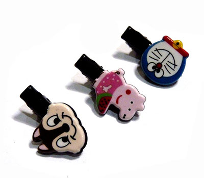 3个装BB发夹边夹鸭嘴夹发饰品超可爱混款B1-1-4