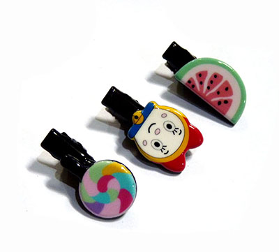 3个装BB发夹边夹鸭嘴夹发饰品超可爱混款B1-1-4