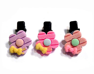 3个装BB发夹边夹鸭嘴夹发饰品超可爱混款B1-1-4