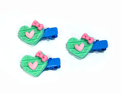 3个装儿童发夹边夹鸭嘴夹发饰品超可爱混款