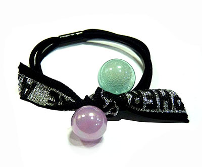 31号韩国简约打结水晶头绳成人发绳B2-5-2