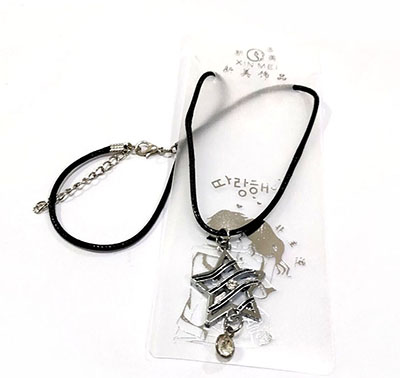 首饰水钻项链· 欧美时尚饰品 复古 造型精美 绳带 皮链b2-1-5