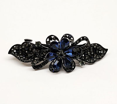 捷克钻弹簧夹子头饰韩国头卡发夹成人格纹夹百搭女式C5-2-4