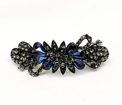 捷克钻弹簧夹子头饰韩国头卡发夹成人格纹夹百搭女式C5-2-4