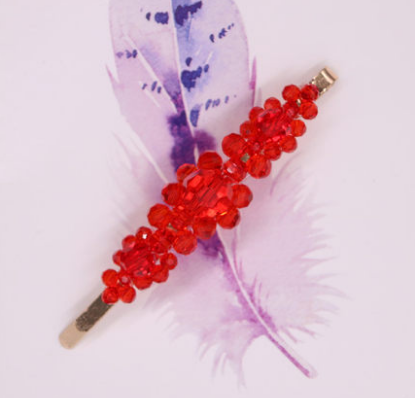 ins发夹网红一字夹水晶珍珠发夹新款韩国边夹小卡子发卡夹子头饰六C3-2-1