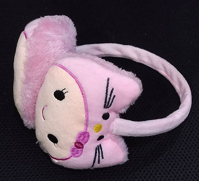 蝴蝶结猫咪女士保暖耳罩 甜美学生时尚耳朵耳暖耳包	