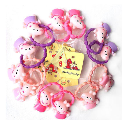 一对装儿童发圈发饰小女孩扎头发头绳可爱卡通造型B1-7-2