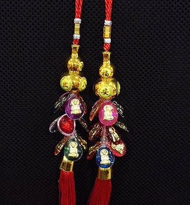 葫芦彩色水晶精致网红短款超闪个性汽车挂饰男女平安符六c2-2-1