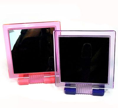 特价A043浴室镜子方形台式化妆镜 双面镜 时尚生活日用品八A6-2-3