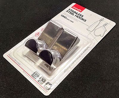 秒杀3515门背式不锈钢挂 挂钩挂钩 2个装衣帽门后挂钩无痕免钉挂钩六B43-2-5