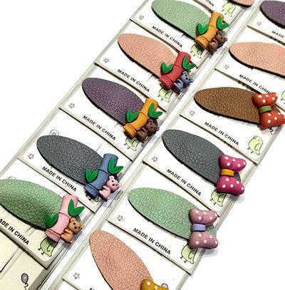 发夹女网红ins软萌卡通边夹发卡发饰甜美少女可爱后脑勺夹子头饰C5-1-6