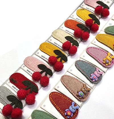 发夹女网红ins软萌卡通边夹发卡发饰甜美少女可爱后脑勺夹子头饰C5-1-6