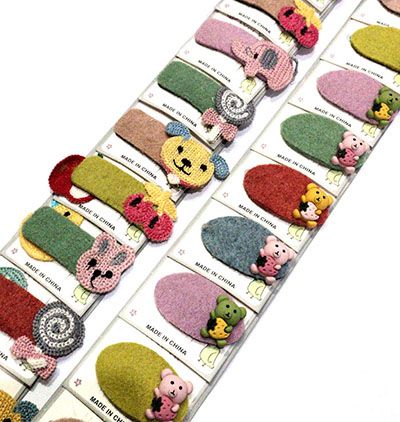 发夹女网红ins软萌卡通边夹发卡发饰甜美少女可爱后脑勺夹子头饰C5-1-6