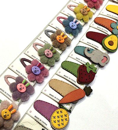 发夹女网红ins软萌卡通边夹发卡发饰甜美少女可爱后脑勺夹子头饰C5-1-6