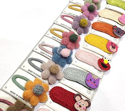 发夹女网红ins软萌卡通边夹发卡发饰甜美少女可爱后脑勺夹子头饰C5-1-6