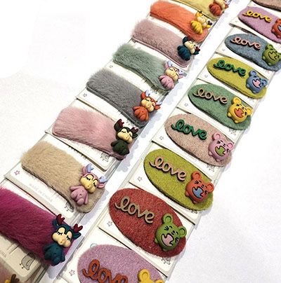 发夹女网红ins软萌卡通边夹发卡发饰甜美少女可爱后脑勺夹子头饰C5-1-6