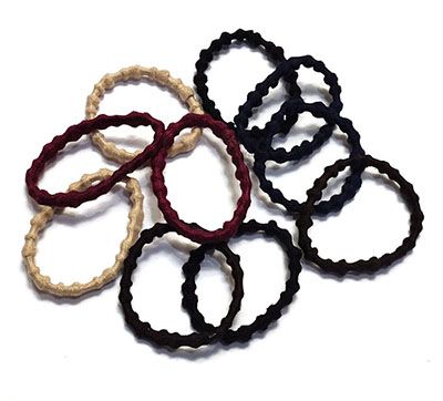 8-10支韩版藕节豆豆发圈加粗款发绳基础皮筋C3-1-2