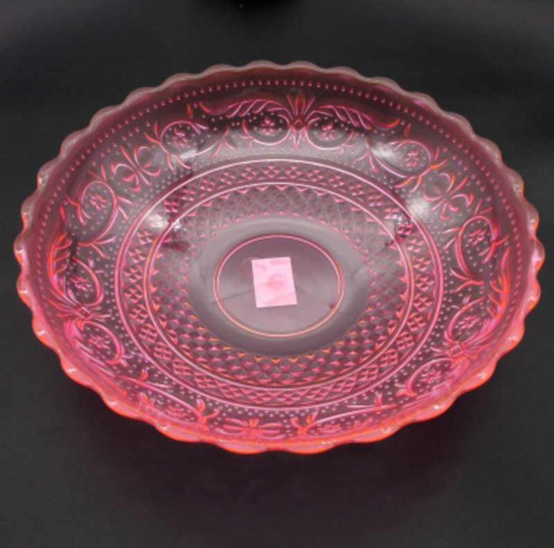 1500透明水晶果盆  瓜果盘 零食果盒 水果篮八B32-3-1