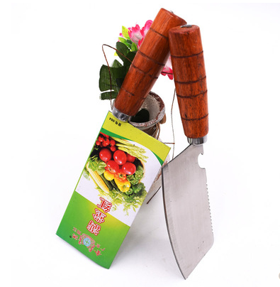 满堂红木柄小菜刀家用小号不锈钢刀切菜切片刀八B37-1-1