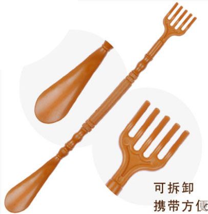 塑料鞋拔子饶痒痒挠老头乐不求人背部宜家用全身抓痒器六B34-2-4