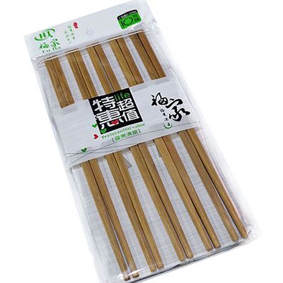 10双铁木竹筷子家用天然无漆无蜡不变形筷子-220/件A12-1-2