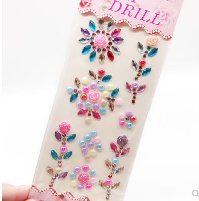 7#儿童化妆舞台钻石贴纸包邮卡通水晶宝石手机装饰手工粘贴奖励贴画c3-5-4