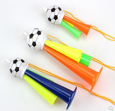 大号创意小喇叭玩具足球喇叭学生学校运动会加油助威球场气氛道具六B26-1-2