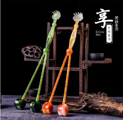 千禧半圆太极响锤按摩锤后背敲按摩棒捶背不求人抓痒-300/件六B30-1-3