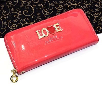 韩版长款糖果色简约PU皮女士钱夹多卡位钱包A20-3-4