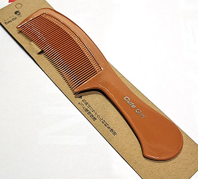 15号耐用造型梳子便携直卷发梳塑料美发密齿梳扁平梳C9-2-2
