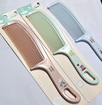 29号梳子加厚成人大号梳子不掉齿密齿梳折不断熟胶带孔C2-1-6C3-1-6