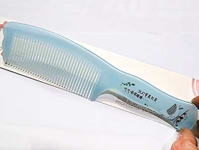 16号果冻折不断梳子加厚家用便携塑料长发可爱梳头实用长梳c9-2-2
