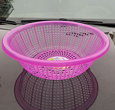 2034塑料33*10cm镂空水果盆洗水果沥水篮家用水果洗菜塑料篮六B25-2-1