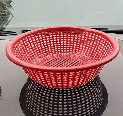 2036塑料35*10.5cm镂空水果盆洗水果沥水篮家用水果洗菜塑料篮六B21-4-1