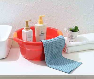 CX-7020大号红喜字双扶手脸盆洗衣盆家用洗菜盆洗衣服盆塑料盆子洗脚盆六B29-3-1