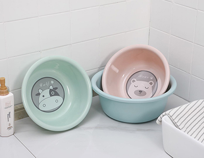 CX-7026洗脸盆35*13.5cm加厚洗衣衣服洗脚学生宿舍洗菜圆形盆八B30-3-1