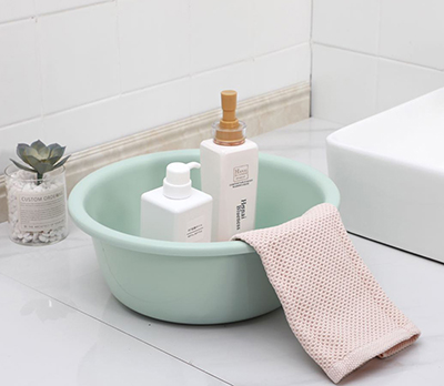 CX-7025洗脸盆32*12cm加厚洗衣衣服洗脚学生宿舍洗菜圆形盆八B22-1-1