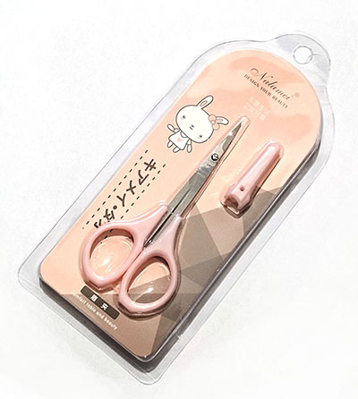 美容眉毛修眉剪 不锈钢眉毛小剪刀耐磨美妆工具C7-2-1