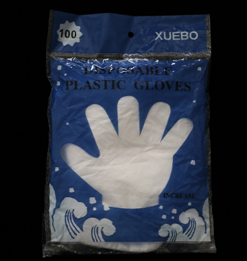 100只装透明 塑料 PE 一次性手套