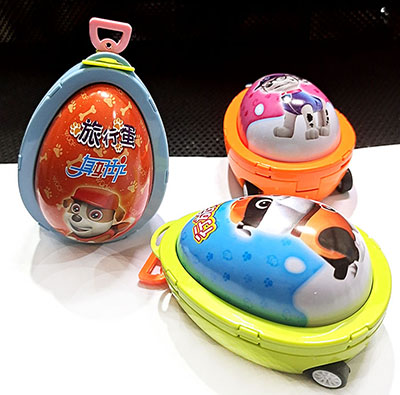 新款行李箱式玩具奇趣蛋玩具蛋扭蛋机拍拍乐儿童礼品E11-2-1