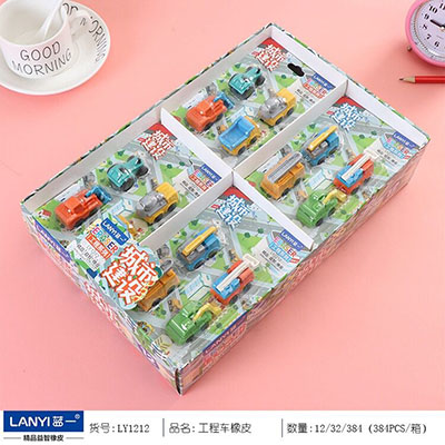 LY1218橡皮擦套装礼盒开学礼品造型小学生专用文具用品奖品批发六B14-1-4-2-4