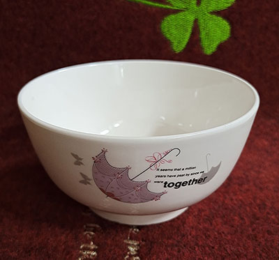 一级5寸精品金花个性创意陶瓷加厚碗饭碗（13号）运输破损自理无售后）D7-1-1