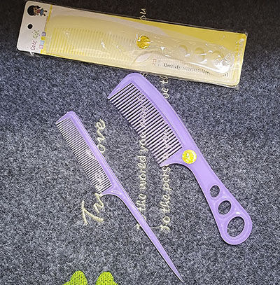 10号2个装亚光少女梳子卷发梳 按摩美发顺发梳套装C9-2-2