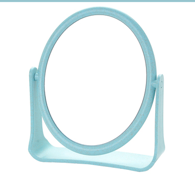 008简约双面旋转化妆镜台式小镜子居家宿舍高清公主镜A17-2-4