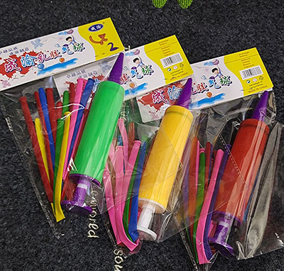1打气筒8气球手推魔术长条气球学生节日礼品六B23-3-3