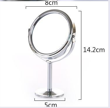 6610 简约台式椭圆迷你镜高清化妆镜小型美妆镜子A18-1-4