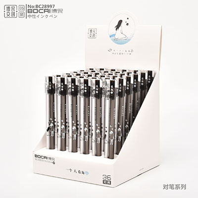 28997创意中性笔韩国一对两只装学生可爱创意笔六B21-4-2