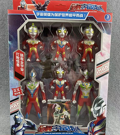 223-16宇宙超人战队配6款人物和卡片六B22-4-4
